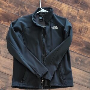 The North Face Midnight Black Softshell Jacket Women's Size Medium